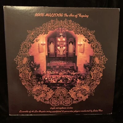 BACH -MALLOCH Art of Fuguing LUKAS FOSS - TOWNHALL Audiophile Single Mic ST 2LP - Image 1 of 4