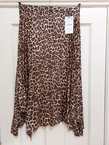 ZARA LEOPARD PRINT SKIRT - NEW WITH TAGS - UK L - Picture 1 of 5