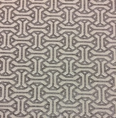 BALLARD DESIGNS GARSON STONE GRAY CREAM FURNITURE CHENILLE FABRIC BY YARD 54"W - Image 1 of 4