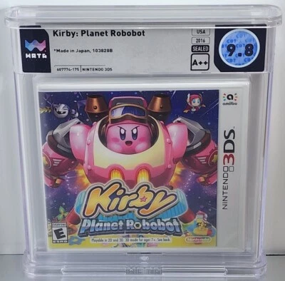 Kirby Planet Robobot Nintendo 3DS Graded WATA 9.8 A++ SEALED - Image 1 of 2
