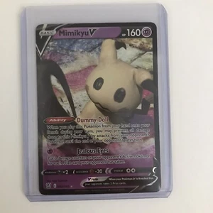 Mimikyu V - 62/163 - Ultra Rare Pokemon TCG Card Near Mint - Picture 1 of 2