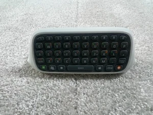 Microsoft OEM Xbox 360 Chatpad Blanco Genuino 1844 Controlador Accesorio Probado - Imagen 1 de 5