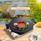 2pcs Pan Handle Cover Heat Resistant Pan Handle Grip Cooking Tool (Black)
