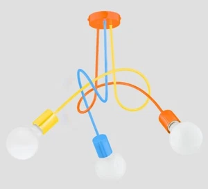 Vielfarbig Modern Skandinavisch Deckenlampe Deckenleuchte 3x60W/E27 TANGO 28263 - Bild 1 von 1