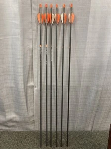 QTY 6 VICTORY BBVFVH-400F-72 BUCK BUSTER 400 SPINE 72 CARBON ARROW 31" 2" VANE - Picture 1 of 4
