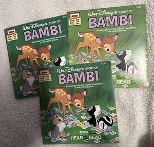 Walt Disneys Bambi Buch Vintage Mitlesen (NUR BUCH) - Bild 1 von 1