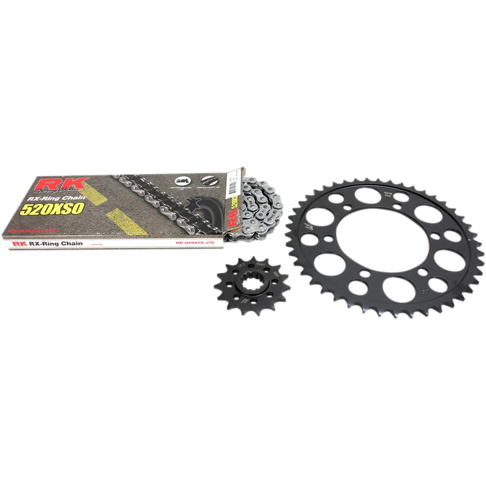 RK XSO RX-Ring 520 Quick Acceleration Chain/Sprocket Kit (15/45) 2006-15 YZF-R6 - Image 1 of 1