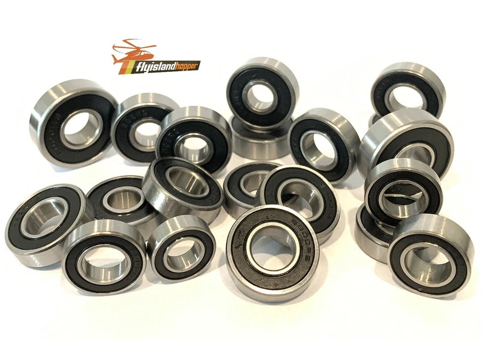 RS RACE Tuning Kugellager Satz (20 St.) CARBON FIGHTER 2WD / BREAKER Bearing Kit - Bild 1 von 2