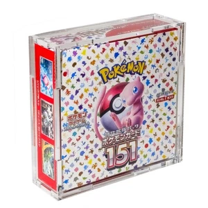 Vitrina Acrílica para Pokemon 151 Japonés Booster Box Protección UV - Imagen 1 de 5