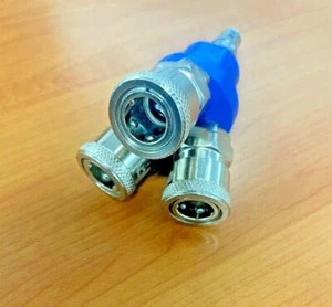 3Way Air Hose Fitting Air Compressor Fittings Nitto Type Multi Hose Fitting TRI - Picture 1 of 4