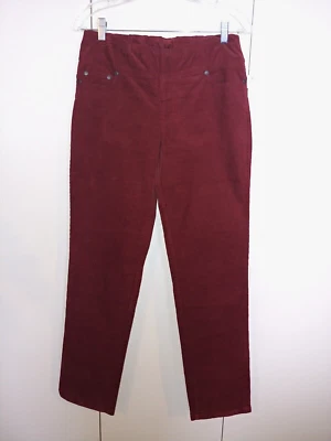 CHADWICK'S LADIES PULL-ON RUST CORDUROY PANTS-4-NWT-COTTON/SPANDEX-COMFY - Image 1 of 3