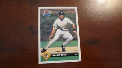 1993 DONRUSS # 452 KEVIN YOUNG BASEBALL CARD - Image 1 of 2