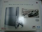 PLAYSTATION 3 (80 Go) PS3 Sony argent satiné CECHL00 Gran Turismo Box