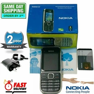  MINT COND Nokia C2-01 - Black (Unlocked) Mobile Phone with  2 Years warranty - Afbeelding 1 van 2
