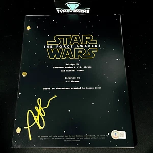 ANDY SERKIS SIGNED STAR WARS THE FORCE AWAKENS MOVIE SCRIPT w/ BECKETT BAS COA - Picture 1 of 2