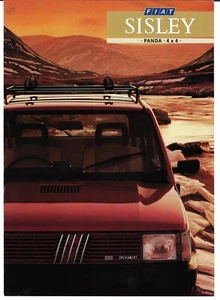 Fiat Panda 4x4 Sisley Limited Edition 1987-1988 UK Market Sales Brochure - Picture 1 of 2
