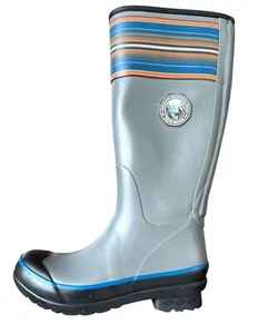 Pendleton Women's Heritage Tall Embossed Solid Boots US 6 Grey - Picture 1 of 13