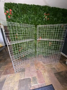 6x Gabion Baskets Cages Stone Wire Mesh Planter 100 x 46 x 30cm with mesh Clips - Picture 1 of 3