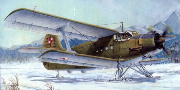 Trumpeter Antonov AN-2 COLT Con Sci Pattini Polen Modello Kit 1:72 Nuovo Ovp Kit - Immagine 1 di 1