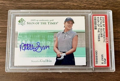 NATALIE GULBIS 2005 SP AUTHENTIC SIGN OF THE TIMES SIGNATURE AUTOGRAPH PSA 9 🔥 - Image 1 of 2