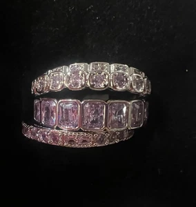 Bomb Party Sz 9 Delicates Set “Singular In This Universe” RG49839 Lavender Topaz - Picture 1 of 7