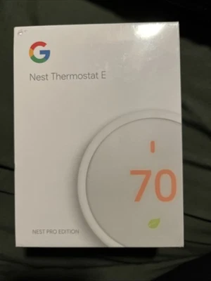 Termostato Google Nest E T4001ES termostato programável sala branco novo lacrado - Imagem 1 de 4