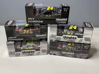 (5) 1/64 Acción NASCAR Caja Diecast Jeff Gordon #24 Pepsi Max + Coches de Carreras Nuevo en Caja Lote Foto 1 de 4