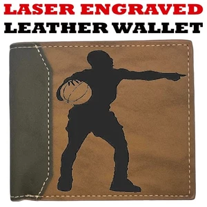 Custom Basketball Player #2 Wallet - Bifold Leather Wallet - Premium Quality - Bild 1 von 5
