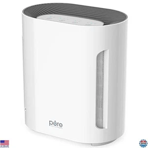 Air Purifier for Bedroom & Living Room, 4-Stage Filtration, H13 HEPA, UV-C Light - Picture 1 of 6