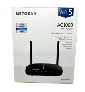 Netgear AC1000 WiFi Router Model No: R6080 New Open Box, 1000Mbps, Long Range - Picture 1 of 5