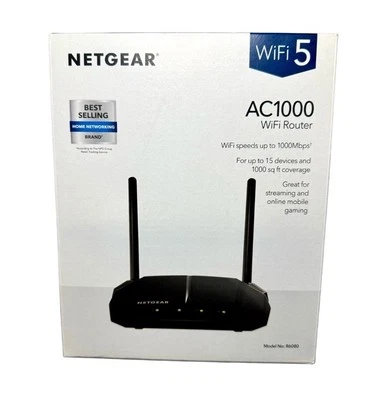 Netgear AC1000 WiFi Router Model No: R6080 New Open Box, 1000Mbps, Long Range - Image 1 of 4