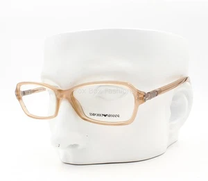 Emporio Armani EA3009 5084 Eyeglasses Glasses Transparent Beige Light Brown 54mm - Picture 1 of 9