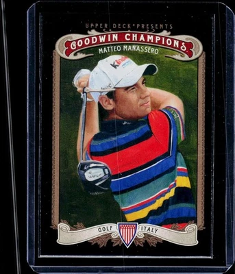 2012 Upper Deck Goodwin Champions - Matteo Manassero #61 (RC) - Image 1 of 2