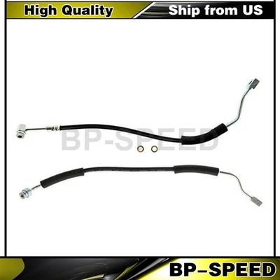 2 Front Brake Hydraulic Hose Brake Line Fits Ford E-250 Econoline 4.9L 5.8L - Image 1 of 4