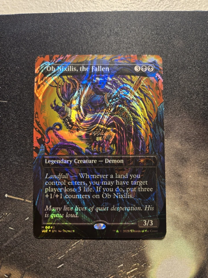 Encyclopedia Of Magic Secret Lair, Ob Nixilis, the Fallen - HALO FOIL - Image 1 of 3