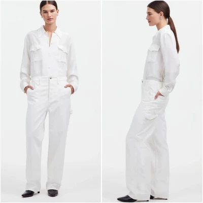 Alexa Chung for Madewell Workwear Jeans in True White Size 30 NWT Carpenter  - Image 1 of 4