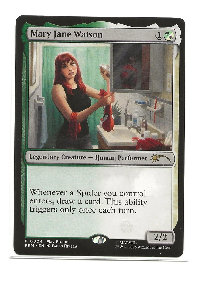 MARY JANE WATSON Marvel Spider-man Promo NM MTG  ENGLISH  Magic - Imagen 1 de 1