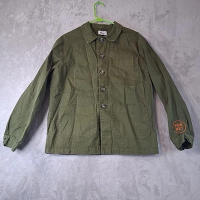 Abrigo Chaqueta de Trabajo Uniforme Finery Pullman Market San Antonio Verde Talla Mediana M  Foto 1 de 4