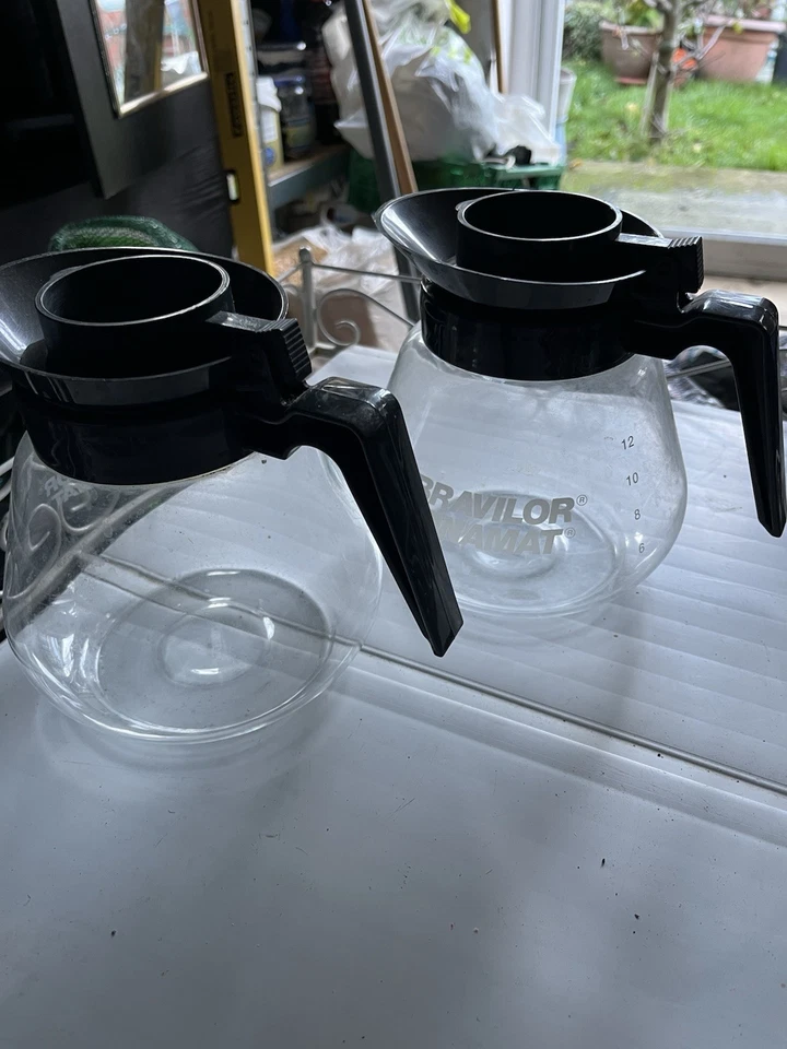 Bravilor Bonamat Coffee Decanters  – Glass Jug with Black Lid - Image 1 of 1