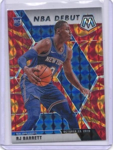 Panini Mosaic 2019-20 - debut en la NBA RJ Barrett #270 Reactive Orange Prizm (RC) - Imagen 1 de 2