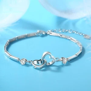 XO Love Bracelets Simulated Diamond Premium High Quality Women Party Bracelet AU - Picture 1 of 13
