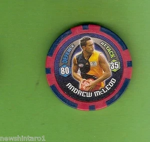 #T53. 2009 AFL CHIPZ TAZO, ANDREW McLEOD, ADELAIDE CROWS - Picture 1 of 1