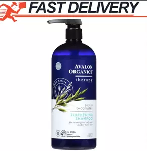 Avalon Organics Therapy Thickening Shampoo Non-GMO, Biotin B-Complex, 32 Oz - Picture 1 of 7