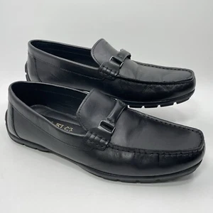 Geox Herren Leder Mokassin Halbschuh Moner 2Fit Formelle Schuhe UK 9,5 Schwarz EU 43,5 - Bild 1 von 21