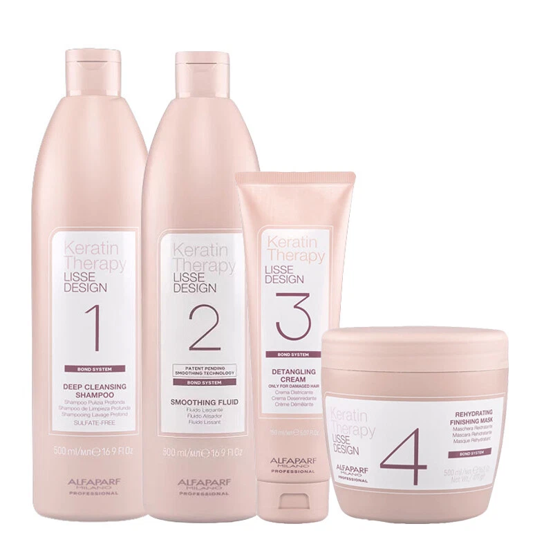 ALFAPARF MILANO Kit Keratin Therapy Lisse Design 1 + 2 + 3 + 4