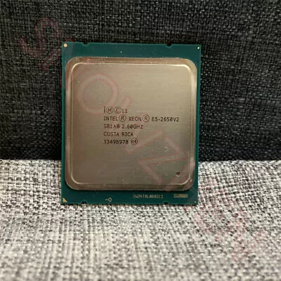 Intel Xeon E5-2650 V2 CPU 8-Core SR1A8 2.6Ghz 20MB 95W LGA2011 Processor - Image 1 of 2