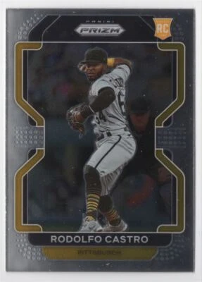 2022 Panini Prizm ROOKIE Rodolfo Castro Rookie Pittsburgh Pirates #64 - Image 1 of 2