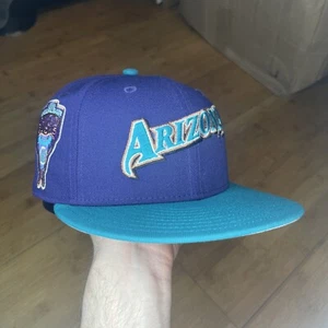 New Era 59FIFTY Arizona Diamondbacks Inaugural Patch Script Fitted 7 1/4 Hat Cap - Picture 1 of 12