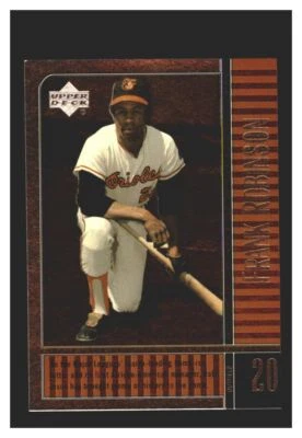 2000 Upper Deck Legends #50 Frank Robinson Baltimore Orioles MINT - Image 1 of 2