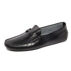 G2248 mocassino uomo TOD’S black leather loafer shoe man